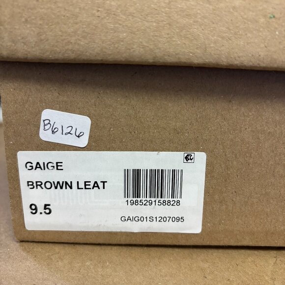 Steve Madden Womens Gaige Knee High Tall Riding Boots Brown Leather Size 9M NWB - Picture 9 of 9